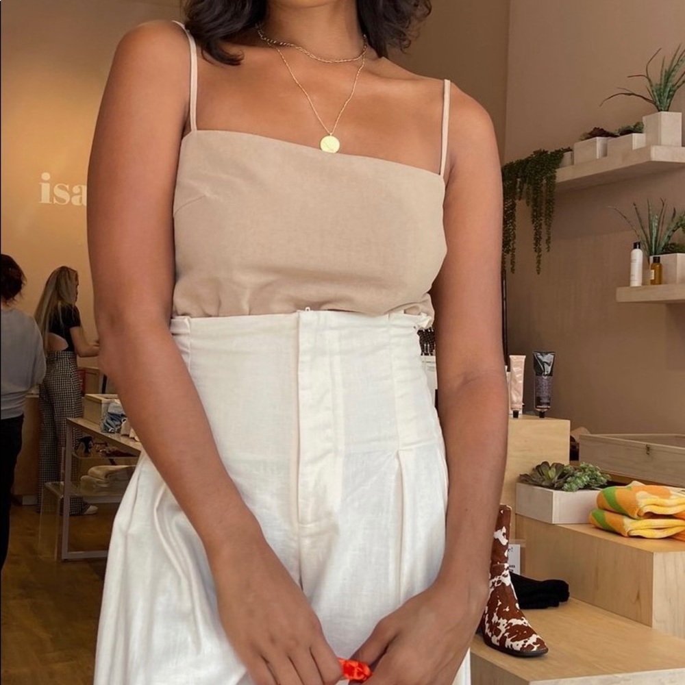 St. Agni Anzu Top In Taupe - NWOT